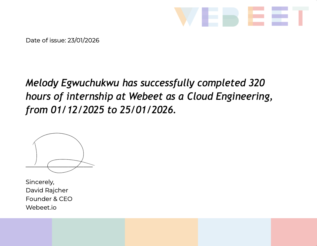MasterSchool completion certificate